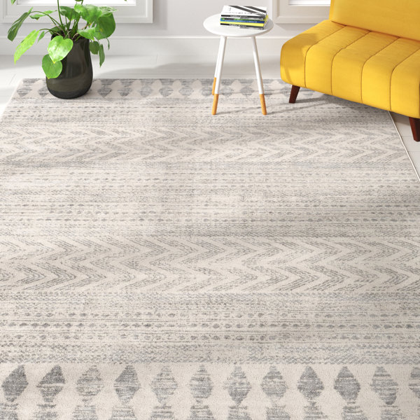 Zipcode Design™ Herrod Geometric Grey/Taupe Area Rug & Reviews